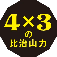 4×3 比治山力